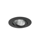 LED flush-mounted lamps - Nowodvorski EGINA LED 5W Flush Mounted Spot Max wattage 5W LED 3000K Black 10548 - product 3
