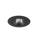 LED flush-mounted lamps - Nowodvorski EGINA LED 5W Flush Mounted Spot Max wattage 5W LED 4000K Black 10550 - product 2