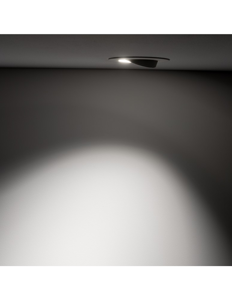 LED flush-mounted lamps - Nowodvorski EGINA LED 10W Flush Mounted Spot Max power 10W LED 3000K White 10551 - product kolory-swiatla.pl 5