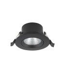 LED flush-mounted lamps - Nowodvorski EGINA LED 10W Flush Mounted Spot Max power 10W LED 3000K Black 10553 - product 1