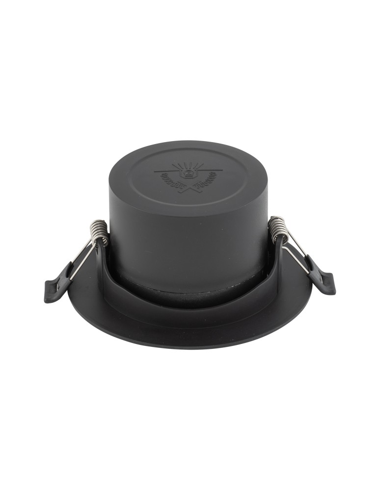 LED flush-mounted lamps - Nowodvorski EGINA LED 10W Flush Mounted Spot Max power 10W LED 3000K Black 10553 - product kolory-swiatla.pl 4