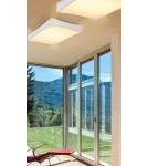 Square plafonds - Azzardo VECCIO 50 WHITE 1xLED Ceiling Light White AZ2625 - product 2