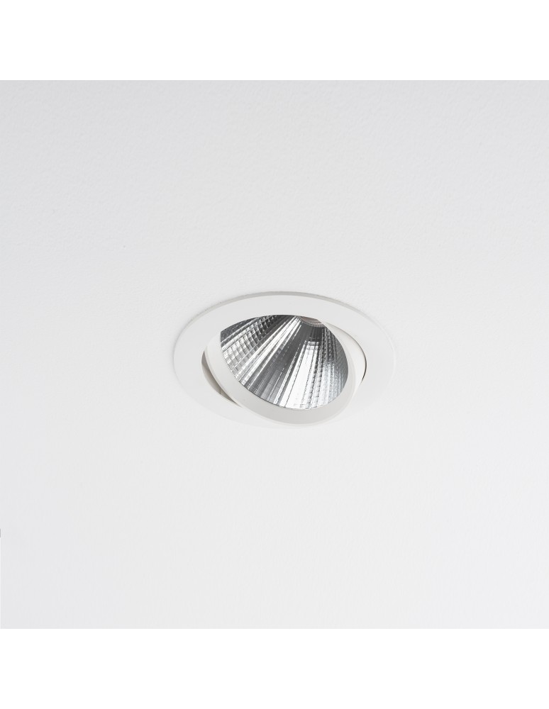 LED flush-mounted lamps - Nowodvorski EGINA LED 15W Spot Flush Mounted Max power 15W LED 4000K White 10556 - product kolory-swiatla.pl 3