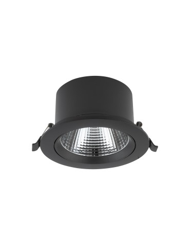 Nowodvorski EGINA LED 15W Spot Flush Mounted Max power 15W LED 3000K Black 10557