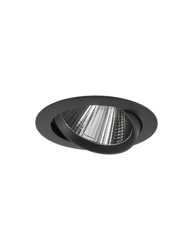 LED flush-mounted lamps - Nowodvorski EGINA LED 15W Spot Flush Mounted Max power 15W LED 3000K Black 10557 - product kolory-swiatla.pl 3