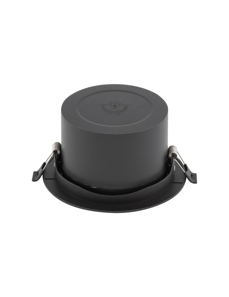 LED flush-mounted lamps - Nowodvorski EGINA LED 15W Spot Flush Mounted Max power 15W LED 3000K Black 10557 - product kolory-swiatla.pl 4