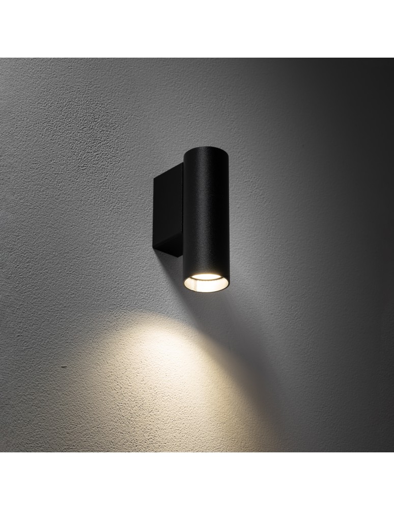 Tube wall lamps - Nowodvorski FOURTY WALL S Wall Wall lamp Max power 10W only LED GU10 R35 Black 10747 - product kolory-swiatla.pl 2