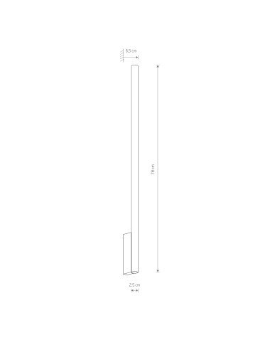 Nowodvorski LASER WALL XL Wall lamp Max power 10W only LED G9 Black 10827 - product 2