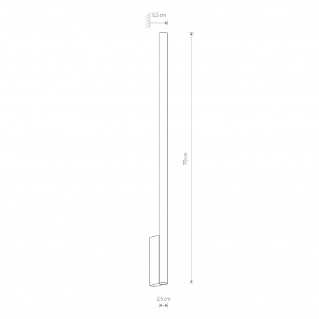 Nowodvorski LASER WALL XL Ścienna Kinkiet Max moc 10W only LED G9 Czarny 10827