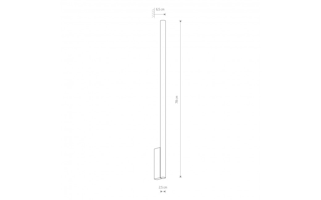 Nowodvorski LASER WALL XL Ścienna Kinkiet Max moc 10W only LED G9 Czarny 10827