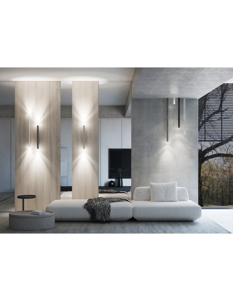 Tube wall lamps - Nowodvorski LASER WALL XL Wall lamp Max power 10W only LED G9 White 10826 - product kolory-swiatla.pl 3