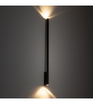 Tube wall lamps - Nowodvorski LASER WALL XL Wall lamp Max power 10W only LED G9 Satin chocolate 10832 - product 2