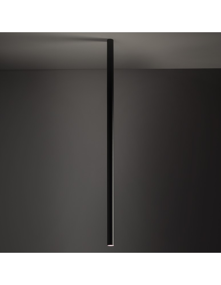 Round ceiling luminaires - Nowodvorski FOURTY XL Spot Surface Mounted Max wattage 10W only LED GU10 R35 Black 10825 - product kolory-swiatla.pl 2