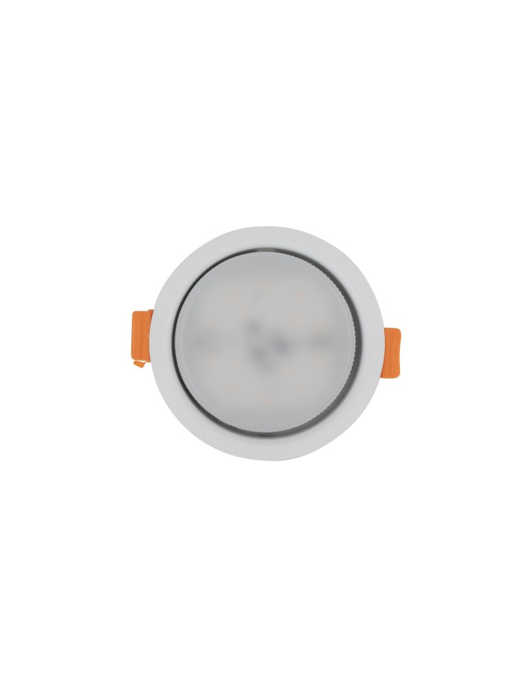 Round flush-mounted lamps - Nowodvorski UNO S Spot Concealed Max wattage 15 W only LED GX53 White 10840 - product kolory-swiatla.pl 3