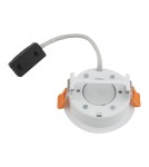 Round flush-mounted lamps - Nowodvorski UNO S Spot Concealed Max wattage 15 W only LED GX53 White 10840 - product 4