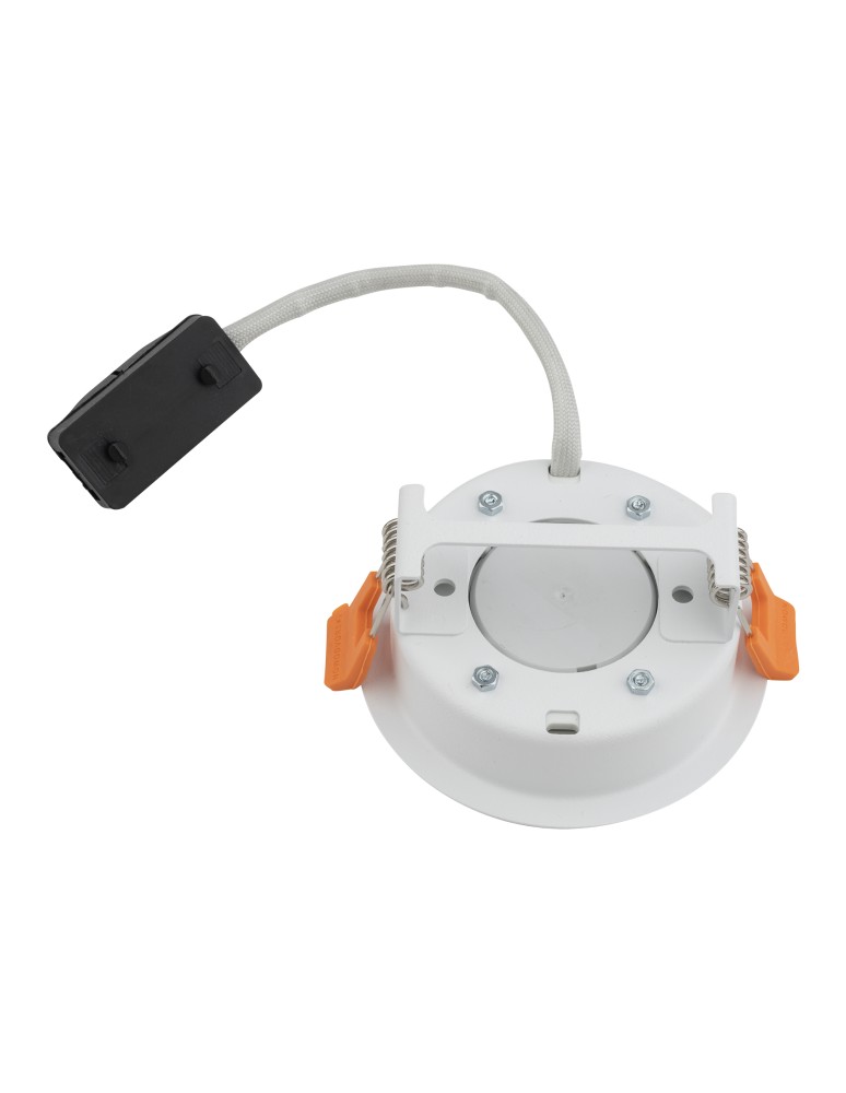 Round flush-mounted lamps - Nowodvorski UNO S Spot Concealed Max wattage 15 W only LED GX53 White 10840 - product kolory-swiatla.pl 4