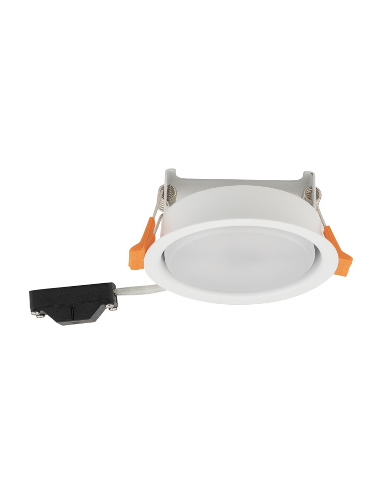 Round flush-mounted lamps - Nowodvorski UNO S Spot Concealed Max wattage 15 W only LED GX53 White 10840 - product kolory-swiatla.pl 5