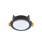 Round flush-mounted lamps - Nowodvorski UNO S Spot Concealed Max wattage 15 W only LED GX53 Black 10841 - product 1