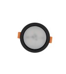 Round flush-mounted lamps - Nowodvorski UNO S Spot Concealed Max wattage 15 W only LED GX53 Black 10841 - product 3