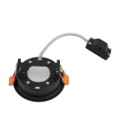 Round flush-mounted lamps - Nowodvorski UNO S Spot Concealed Max wattage 15 W only LED GX53 Black 10841 - product 4