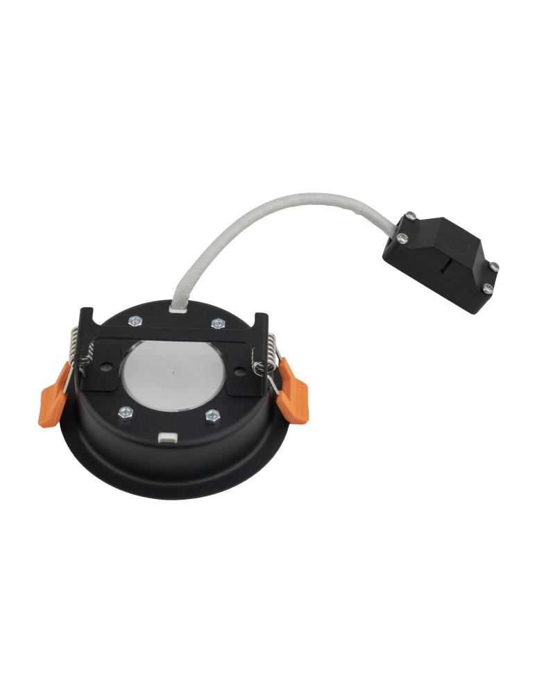 Round flush-mounted lamps - Nowodvorski UNO S Spot Concealed Max wattage 15 W only LED GX53 Black 10841 - product kolory-swiatla.pl 4