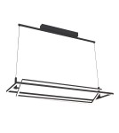 LED pendant lamps - Azzardo VIENA BLACK 1xLED Pendant Black AZ2849 - product 1