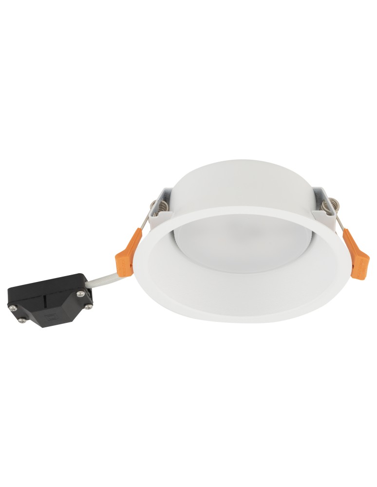 Round flush-mounted lamps - Nowodvorski UNO M Spot Concealed Max wattage 15 W only LED GX53 White 10842 - product kolory-swiatla.pl 4