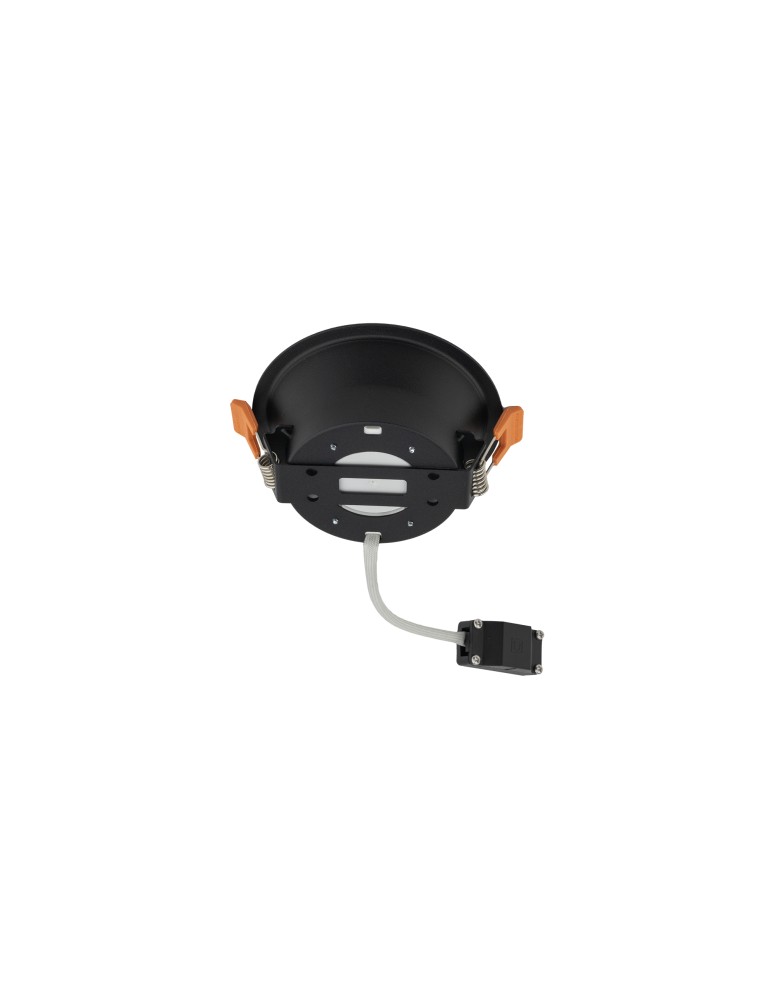 Round flush-mounted lamps - Nowodvorski UNO M Spot Concealed Max wattage 15 W only LED GX53 Black 10843 - product kolory-swiatla.pl 4