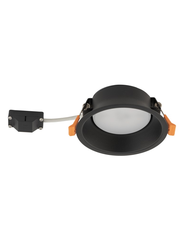 Round flush-mounted lamps - Nowodvorski UNO M Spot Concealed Max wattage 15 W only LED GX53 Black 10843 - product kolory-swiatla.pl 5