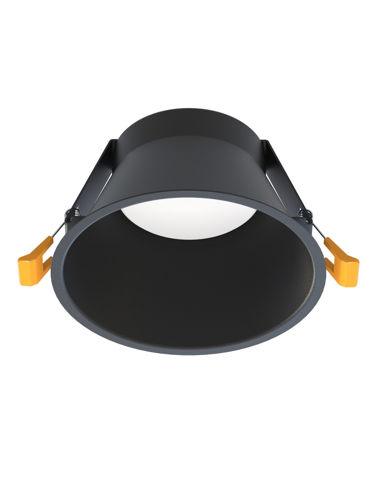 Round flush-mounted lamps - Nowodvorski UNO L Flush Mounted Spot Max wattage 15 W only LED GX53 Black 10845 - product kolory-swiatla.pl 1