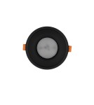 Round flush-mounted lamps - Nowodvorski UNO L Flush Mounted Spot Max wattage 15 W only LED GX53 Black 10845 - product 3
