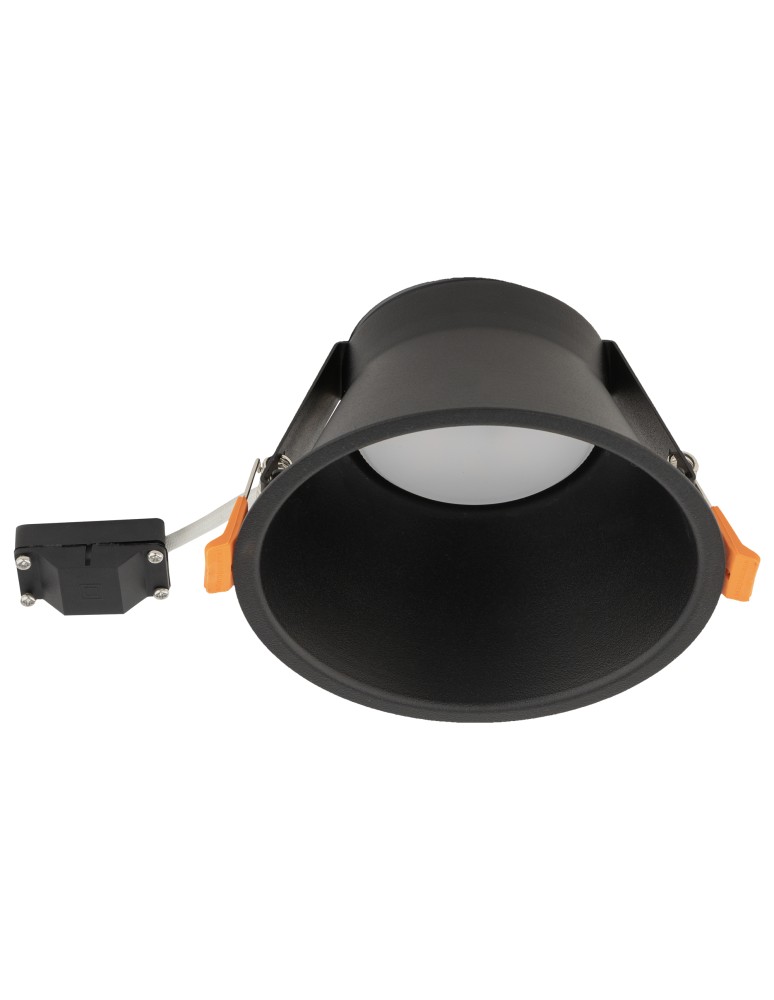 Round flush-mounted lamps - Nowodvorski UNO L Flush Mounted Spot Max wattage 15 W only LED GX53 Black 10845 - product kolory-swiatla.pl 4