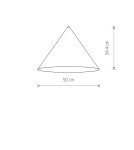 Lampshades of lighting systems - Nowodvorski CAMELEON ZENITH L Customizable System CAMELEON Shades and Fixtures Gray 10871 - product 2