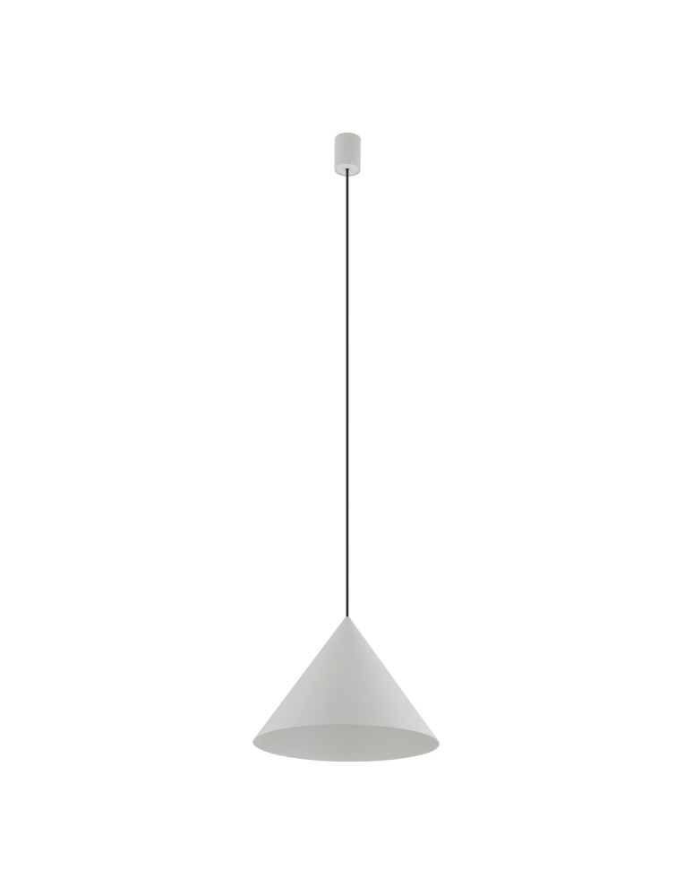 Single pendant lamps - Nowodvorski ZENITH M Pendant Ceiling Max wattage 20W only LED GU10 or GU10 ES111 White 10878 - product kolory-swiatla.pl 1