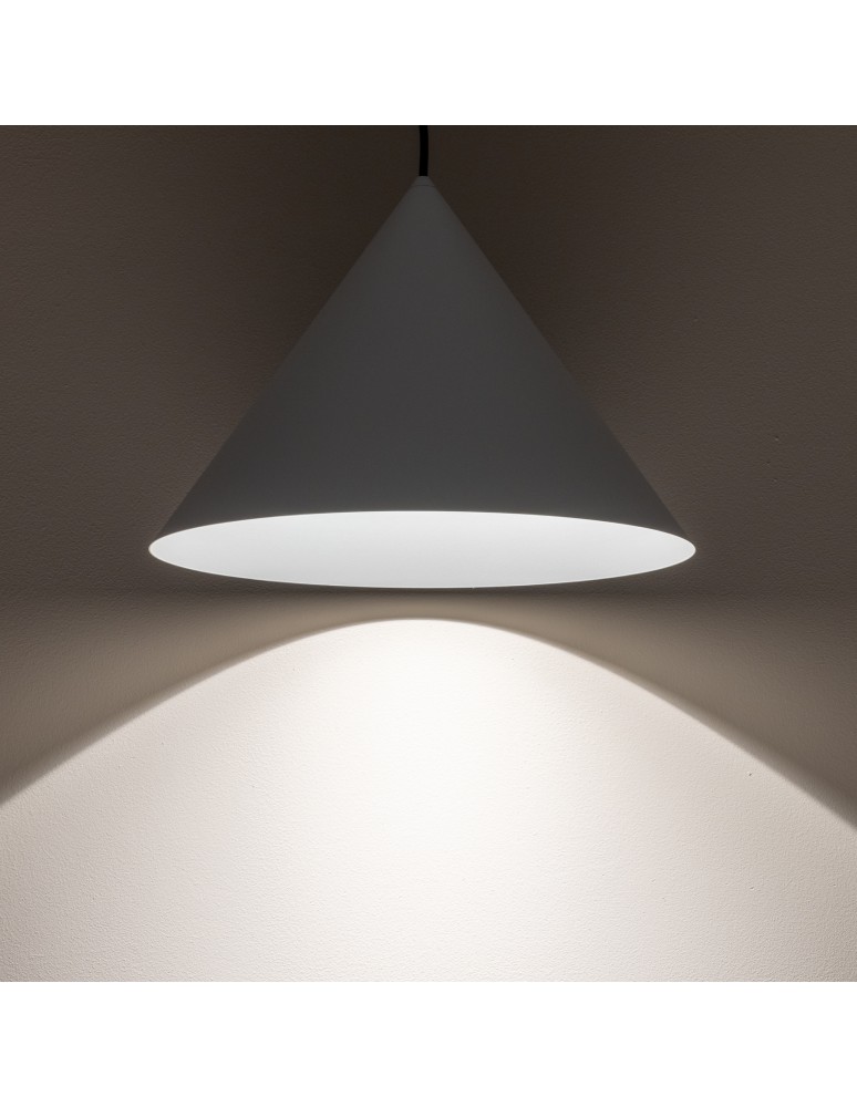Single pendant lamps - Nowodvorski ZENITH M Pendant Ceiling Max wattage 20W only LED GU10 or GU10 ES111 White 10878 - product kolory-swiatla.pl 2