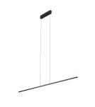 Pendant lamps over the island - Nowodvorski BAR LED M Ceiling Pendant Max power 24W LED 4000K Black 10848 - product 2