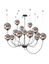 Azzardo CONFLUX 14 14xG9 Pendant Chrome/Black AZ2908