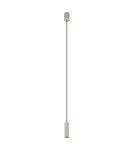 Pendant tube lamps - Nowodvorski FOURTY S Ceiling Pendant Max wattage 10W only LED GU10 R35 Grey 10900 - product 1