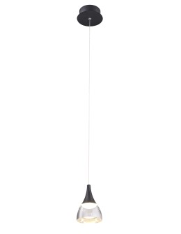 Azzardo DALMATIA 1 BLACK 1xLED Pendant Black AZ2847