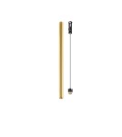 Round ceiling luminaires - Nowodvorski FOURTY M Spot Surface Mounted Max wattage 10W only LED GU10 R35 Brass 10885 - product 2