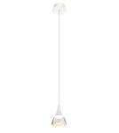 LED pendant lamps - Azzardo DALMATIA 1 WHITE 1xLED Pendant White AZ2909 - product 1