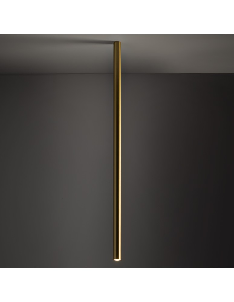 Round ceiling luminaires - Nowodvorski FOURTY XL Spot Surface Mounted Max wattage 10W only LED GU10 R35 Brass 10897 - product kolory-swiatla.pl 2