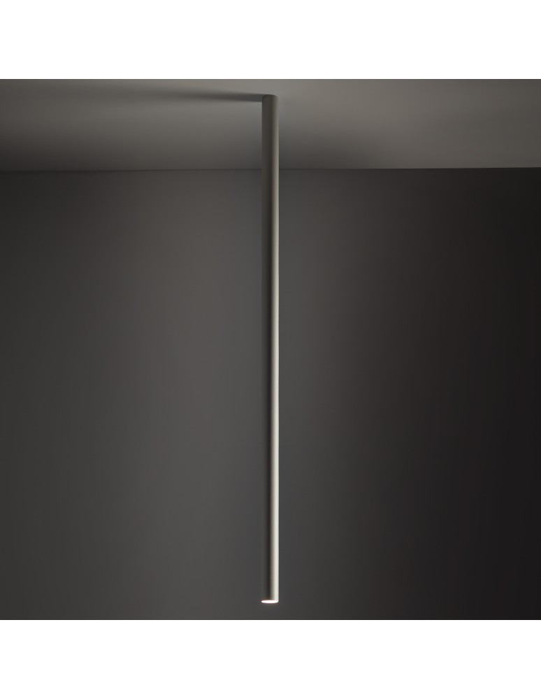 Round ceiling luminaires - Nowodvorski FOURTY XL Spot Surface Mounted Max wattage 10W only LED GU10 R35 Grey 10898 - product kolory-swiatla.pl 2