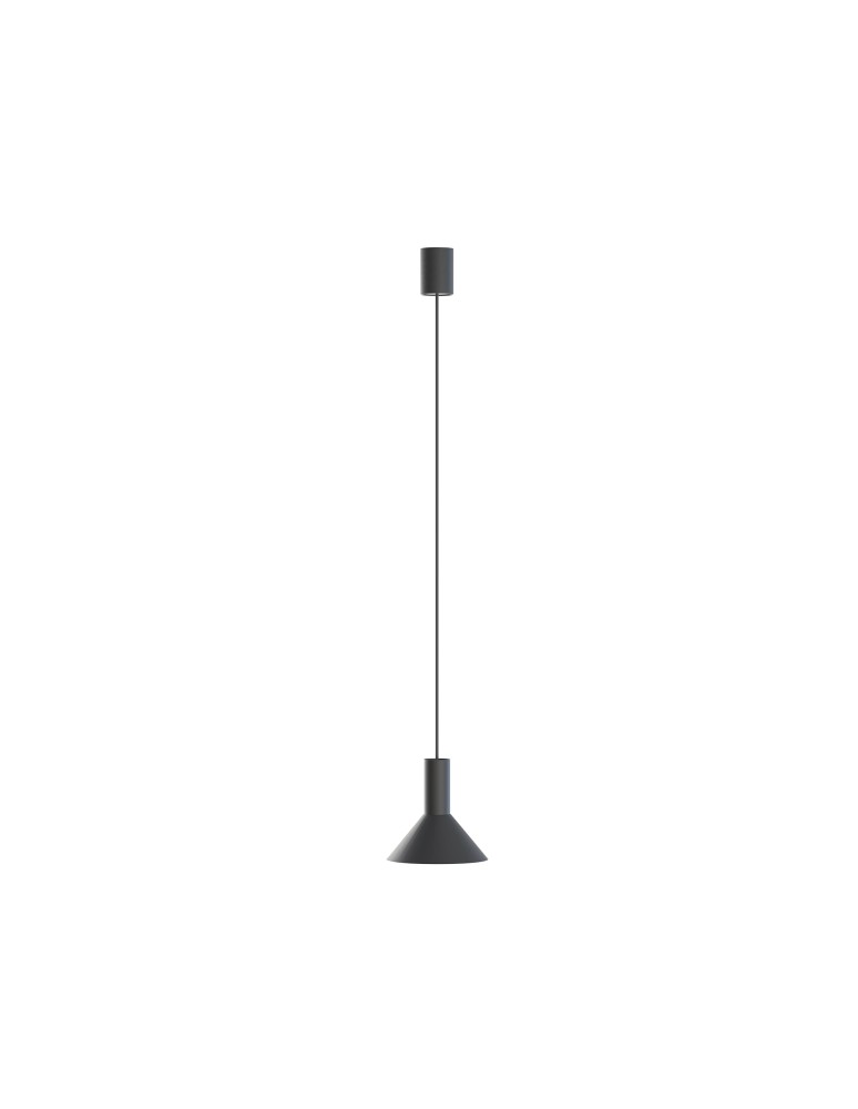 Industrial pendant lamps - Nowodvorski HERMANOS A Ceiling Pendant Max wattage 10W only LED GU10 Black 8105 - product kolory-swiatla.pl 1