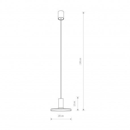 Nowodvorski HERMANOS B Sufitowa Wisząca Max moc 10W only LED GU10 Czarny 8102