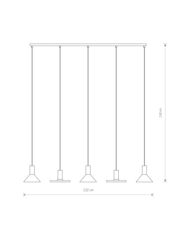 Nowodvorski HERMANOS Ceiling Pendant Max wattage 10W only LED GU10 Black 10906 - product 2