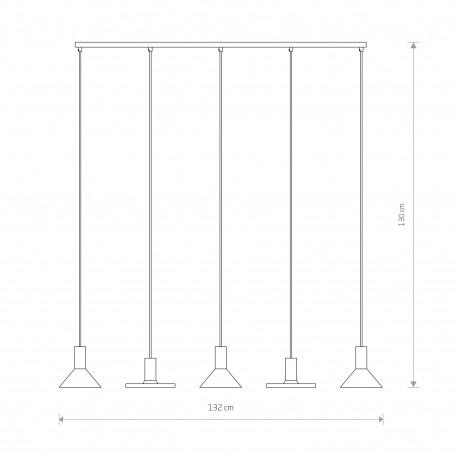 Nowodvorski HERMANOS Sufitowa Wisząca Max moc 10W only LED GU10 Czarny 10906