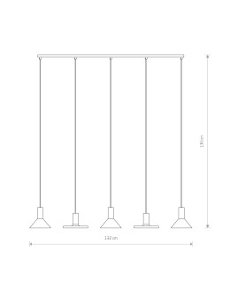 Nowodvorski HERMANOS Ceiling Pendant Max wattage 10W only LED GU10 Black 10906 - product 2