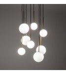 Pendant lamps spheres - Nowodvorski KARO Suspended Ceiling Max power 12W only LED G9 Black 10934 - product 2