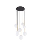 Pendant lamps spheres - Nowodvorski KARO Suspended Ceiling Max power 12W only LED G9 Black 10934 - product 3